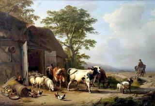 Early Morning at the Stable
