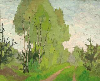 Landscape with Birch Trees