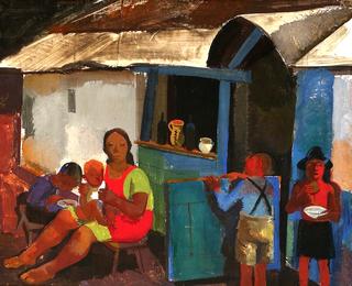 Figures in the Village