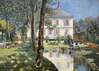 A Manor with Garden