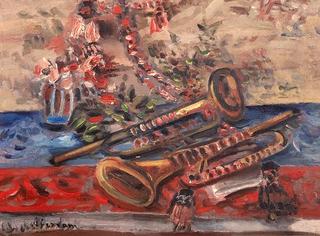 Still Life with Trumpets