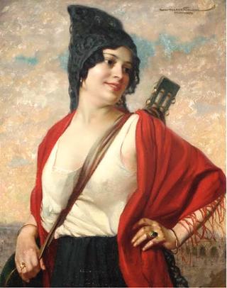 The mandolin player