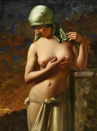 Nude in a Green Turban