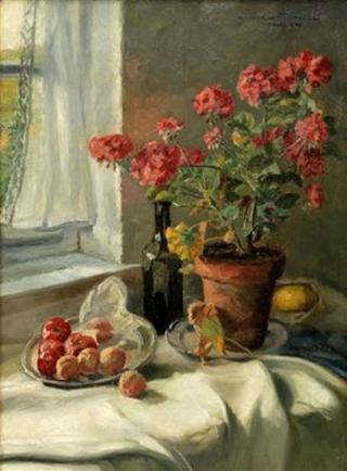 Still Life with Geranium