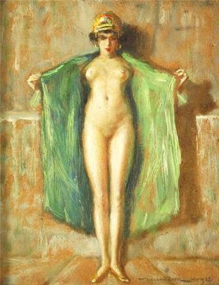 Nude with a Green Gown