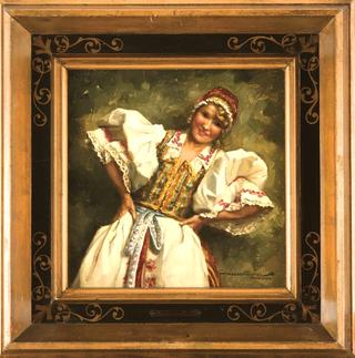 Girl in a Folk Costume