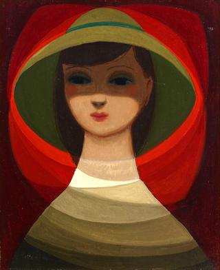 Girl on Red