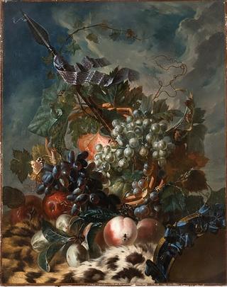 Still Life with Fruit and Lance