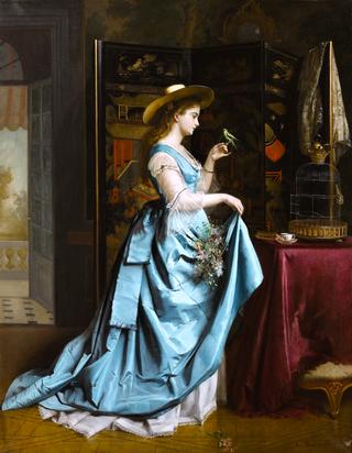 Young Lady with a Parrot