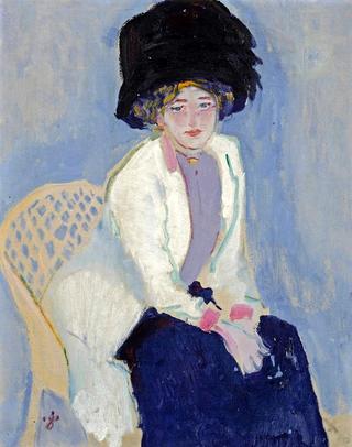 Portrait of Greet with a Hat