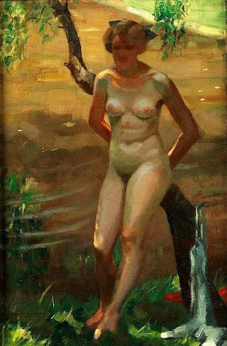 Nude at the Pond