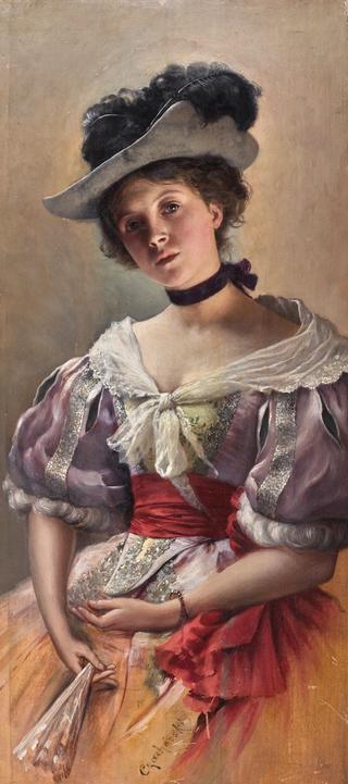 Lady with a Fan