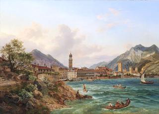 View of Riva on Lake Garda