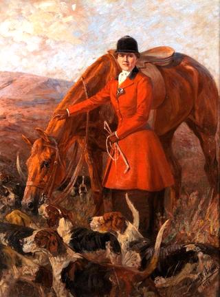Portrait of a Rider in a Red Jacket