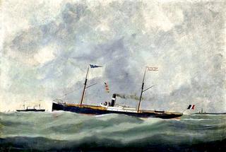 The French Steamer 'Lucile' off Le Havre