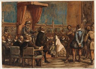 "Let the fellowman take the chain of words and the sword from False Christopher Rosenkrantz"