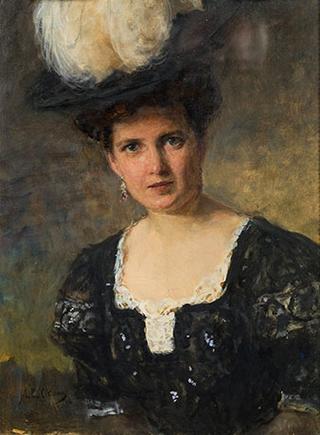 Portrait of the Countess Gisela Kinsky of Wchinitz and Tettau