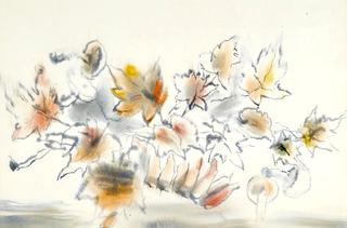 Sumac and Maple Leaves II