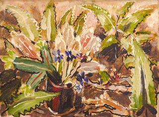 Still Life with Violets