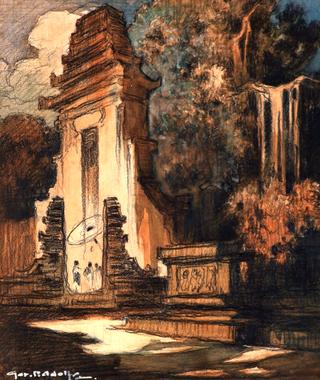 Temple Gate On East Java