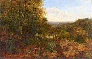 Landscape with Deer