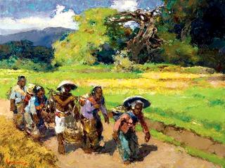 Going to the Market, East Java
