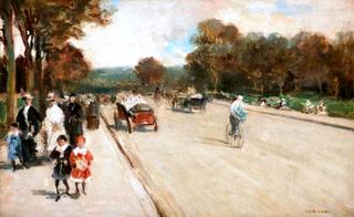 Paris, the Tuileries and the Eiffel Tower