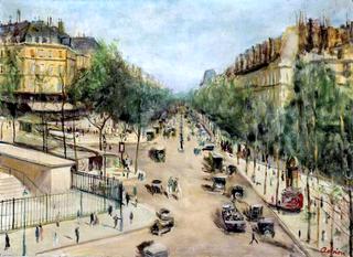 Boulevard in Paris