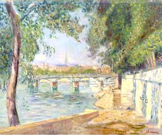 A View on the River Seine, Paris