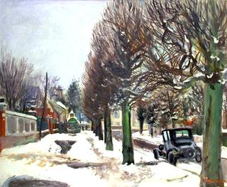 Street under Snow