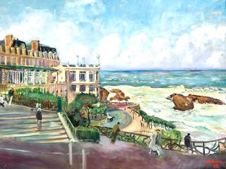 Promenade in Biarritz