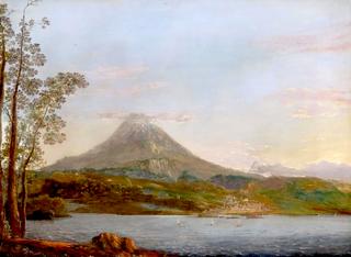 View over Mount Etna