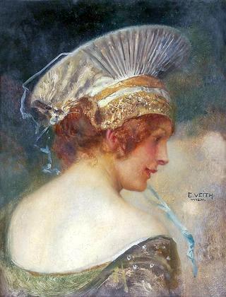 Portrait of an elegant woman