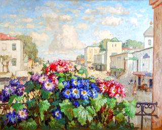 Flowers in the window