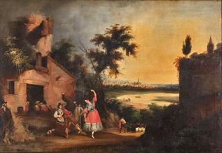 Spanish Dancers by the Bay at Seville