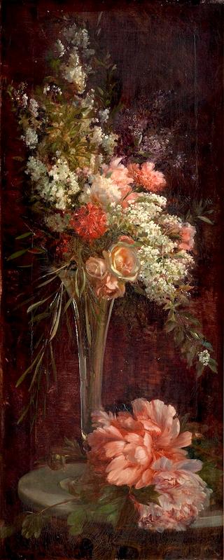 A Still Life of Flowers in a Vase