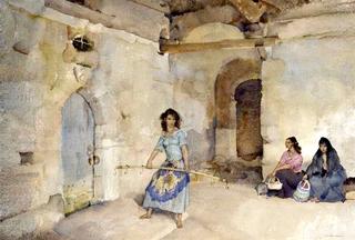 The Girl with the Load Stick, Ste Gemme, Gascony