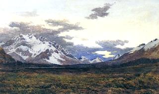 Looking toward Horse Pass, Rocky Mountains
