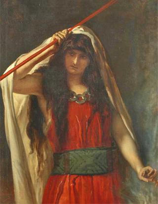 Woman in Red Tunic