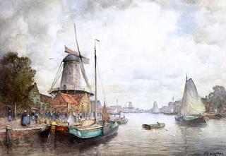 Dutch Harbour Scene