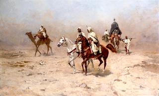 A Caravan Crossing the Desert