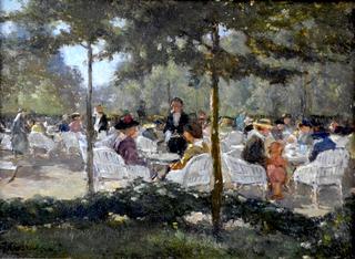 A Sunny Day in the Tea Garden