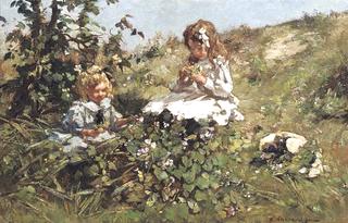 Picking Flowers in the Dunes