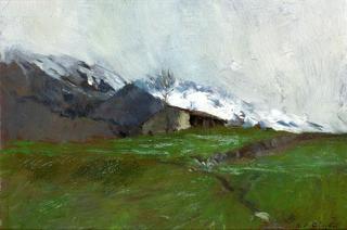 Huts on Presolana