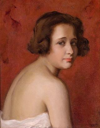 Portrait of a Woman with Shoulders Bared