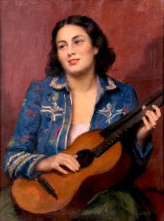 Woman with Guitar