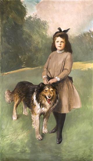 Girl with Dog