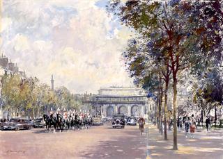 Household Cavalry in the Mall