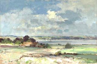 Cottages Overlooking the Orwell