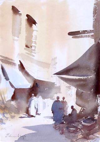 The Basket Seller, Essaouira, Morocco